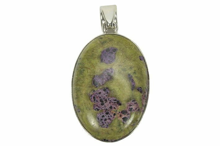 Polished Atlantisite Pendant (Necklace) - Sterling Silver #228532